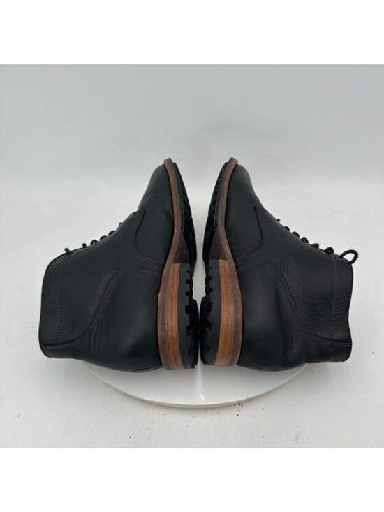Warfield & Grand size 10 black leather ankle boot Tinley Cap toe boot – Warfield & Grand main image 2
